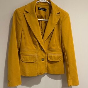 Elegant Mustard Women's Blazer